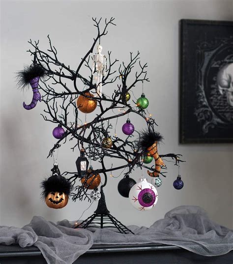 Witchy halloween tree ornament